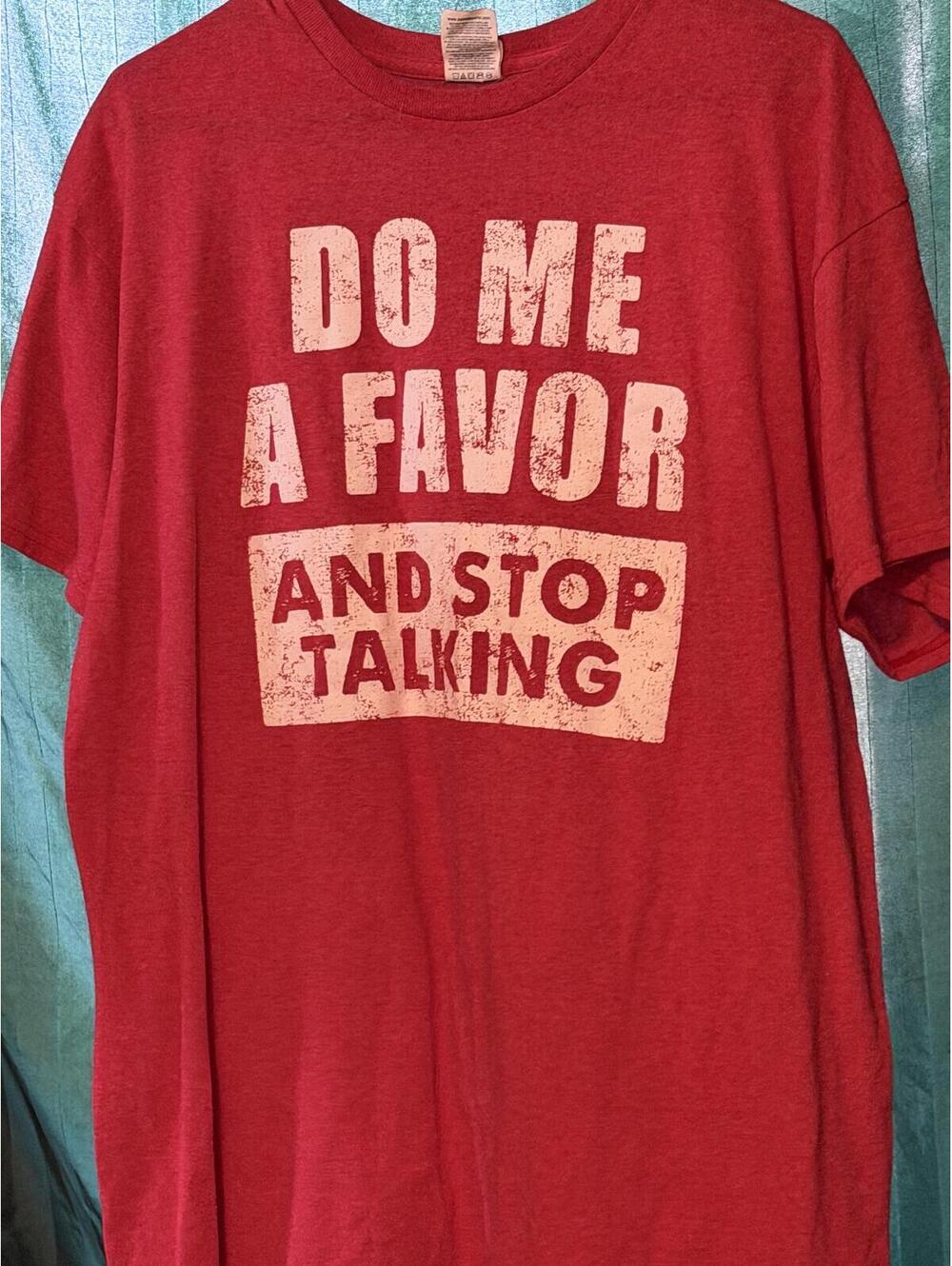 Delta Pro Weight Red Graphic T-Shirt Size L